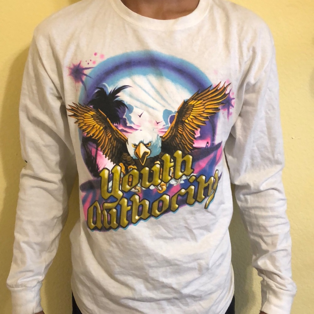 Crazy graphic long sleeve tee